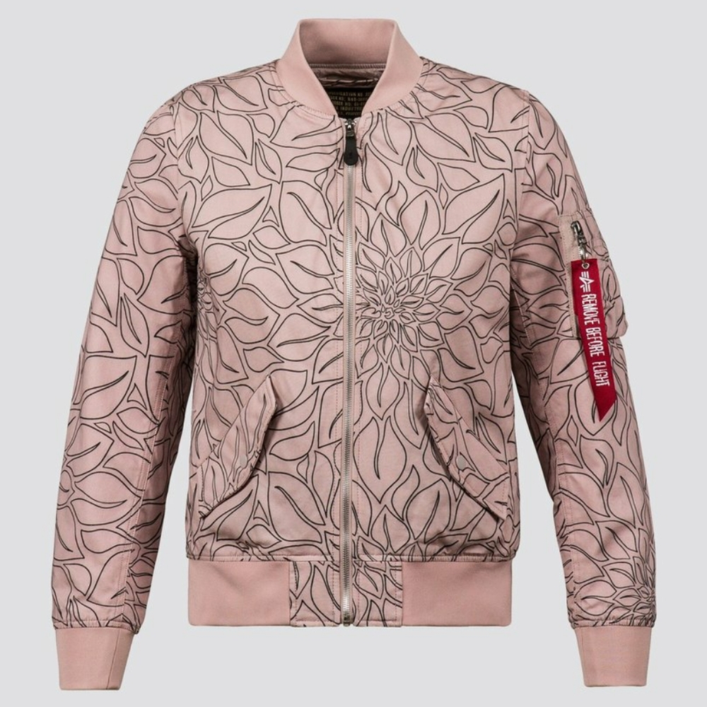 ALPHA INDUSTRIES MA-1 D.I.Y. Mauve Jacket